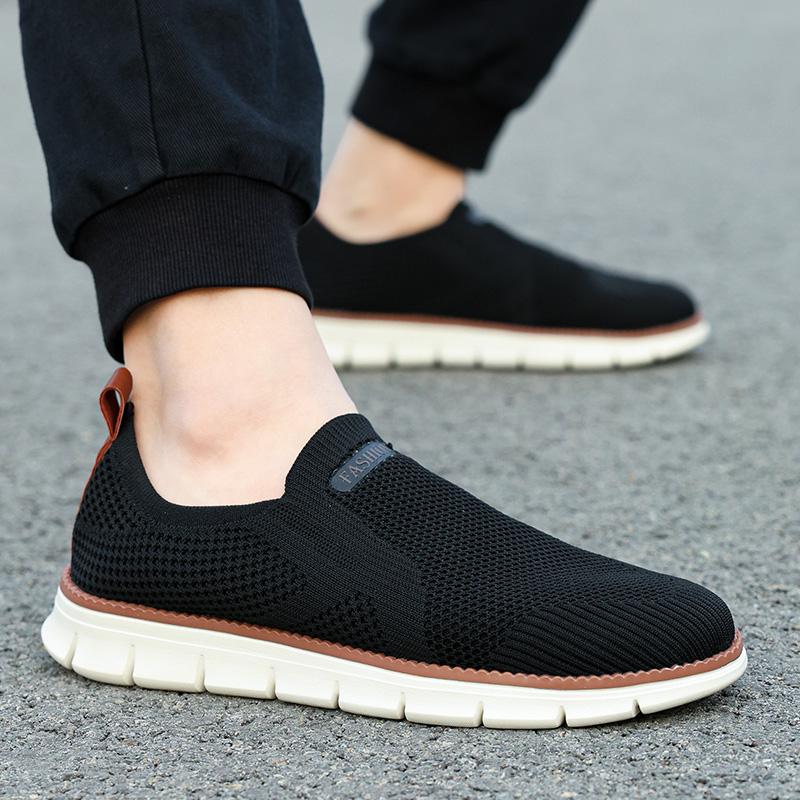 Fashion Men's Shoes Summer High-quality Soft Soled Hiking Comfortable Sports Lightweight Flat Bottom Outdoor Walking Shoes New Style