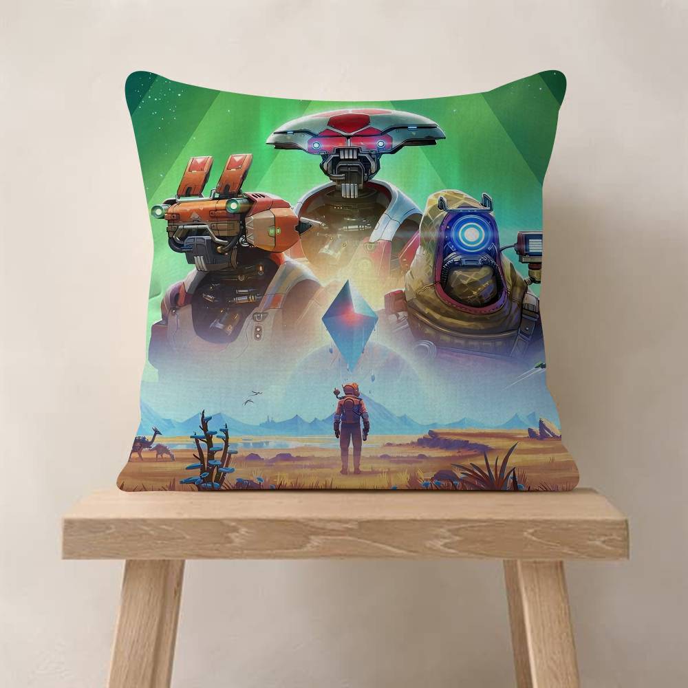 

No Man S Sky Space Game Pillow Cover For Bedroom Room And Living Room Sofa Decorative Cushion Cover 30x30 cm