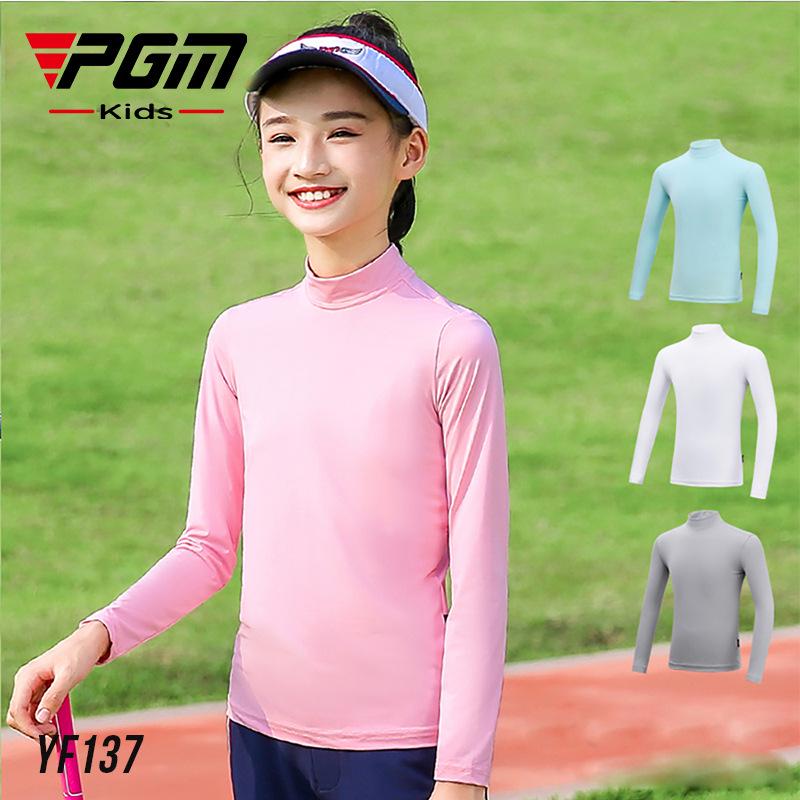 PGM Girls' Summer Golf Ice Silk Sun Protection Base Layer