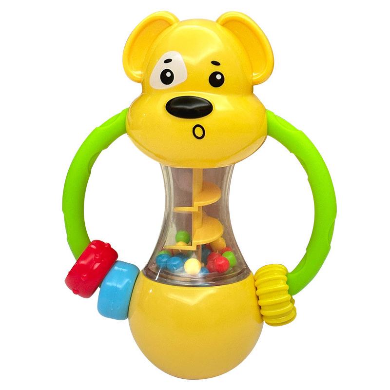 Infant And Toddler Toy Rattle Baby 0-1 Year Old Grasping Early Education Educational Toy Puppy Soft Gum Chewing Rattle Toy