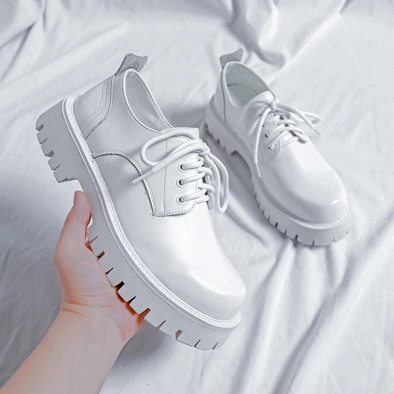 Casual Leather Shoes Men'S  Martin Boots Low-Top British Retro Big Head Leather Shoes Men'S Formal Leather Shoes 2135-R