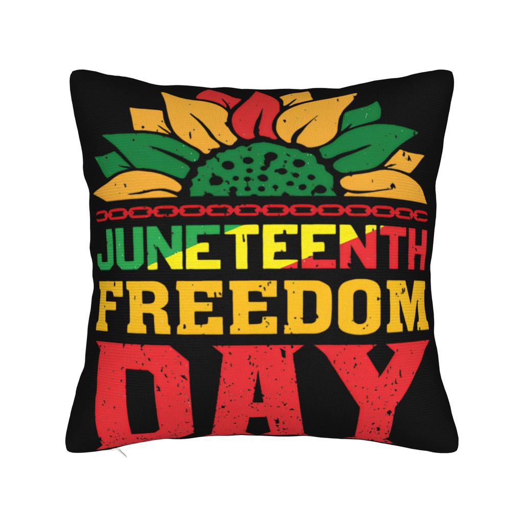 Juneteenth Day June Th African American Pride Pillow Cover Printing Cushion Cover Decoration Pillow Case Cover Bedroom