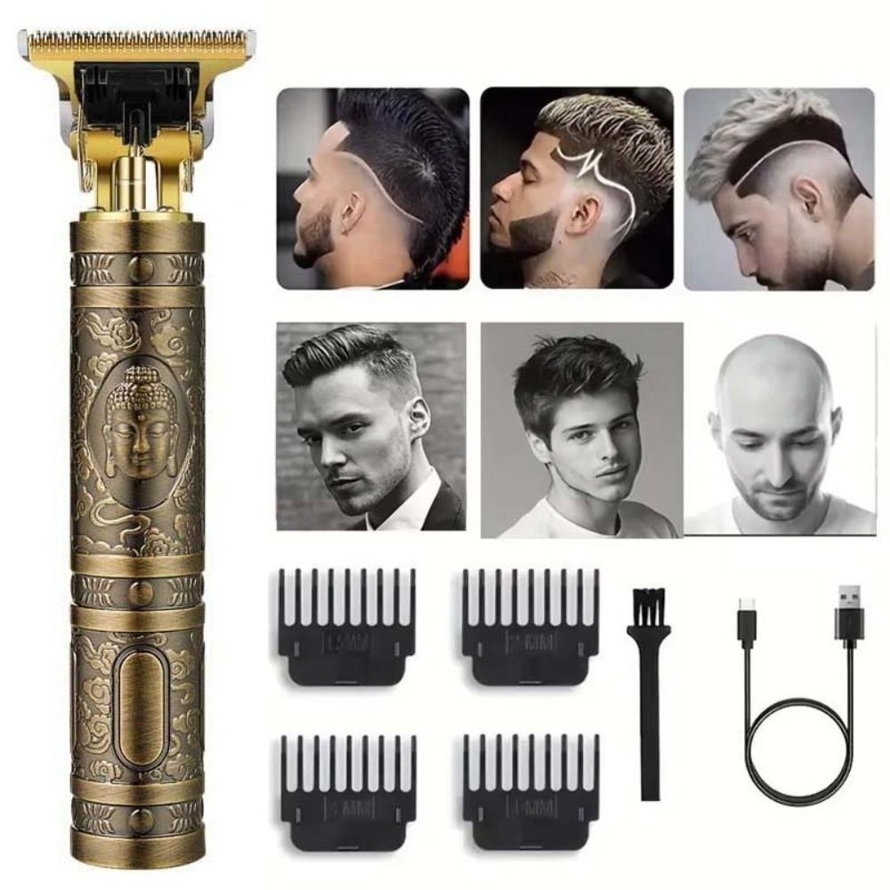 4 Limiting Combs Men's Hair Trimmer Hair Cutting Machine Head Electric Pusher  Home