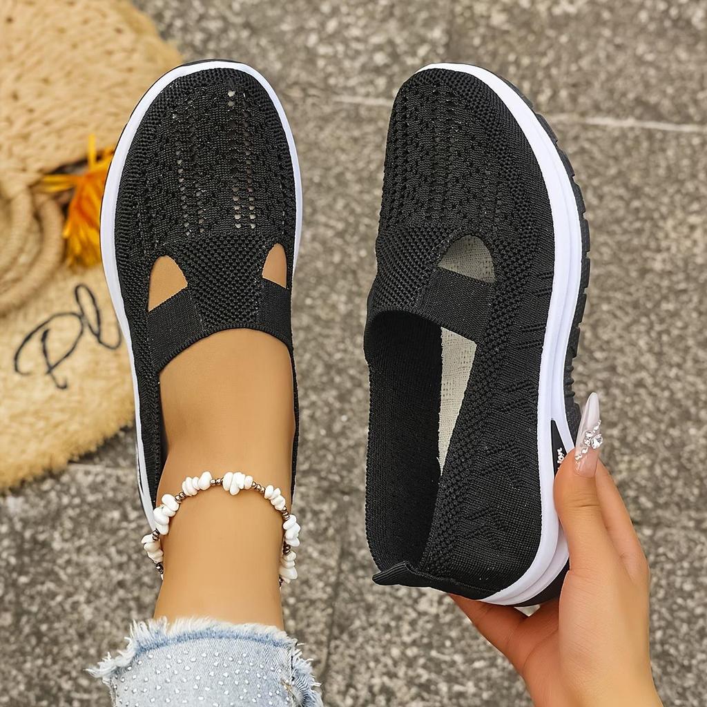 Chaussures Décontractées en Mesh Léger et Respirant, Faciles à Enfiler, Parfaites pour le Printemps et l'Été, Polyvalentes et Confortables, Comme des Baskets Blanches., Chaussures pour Femmes