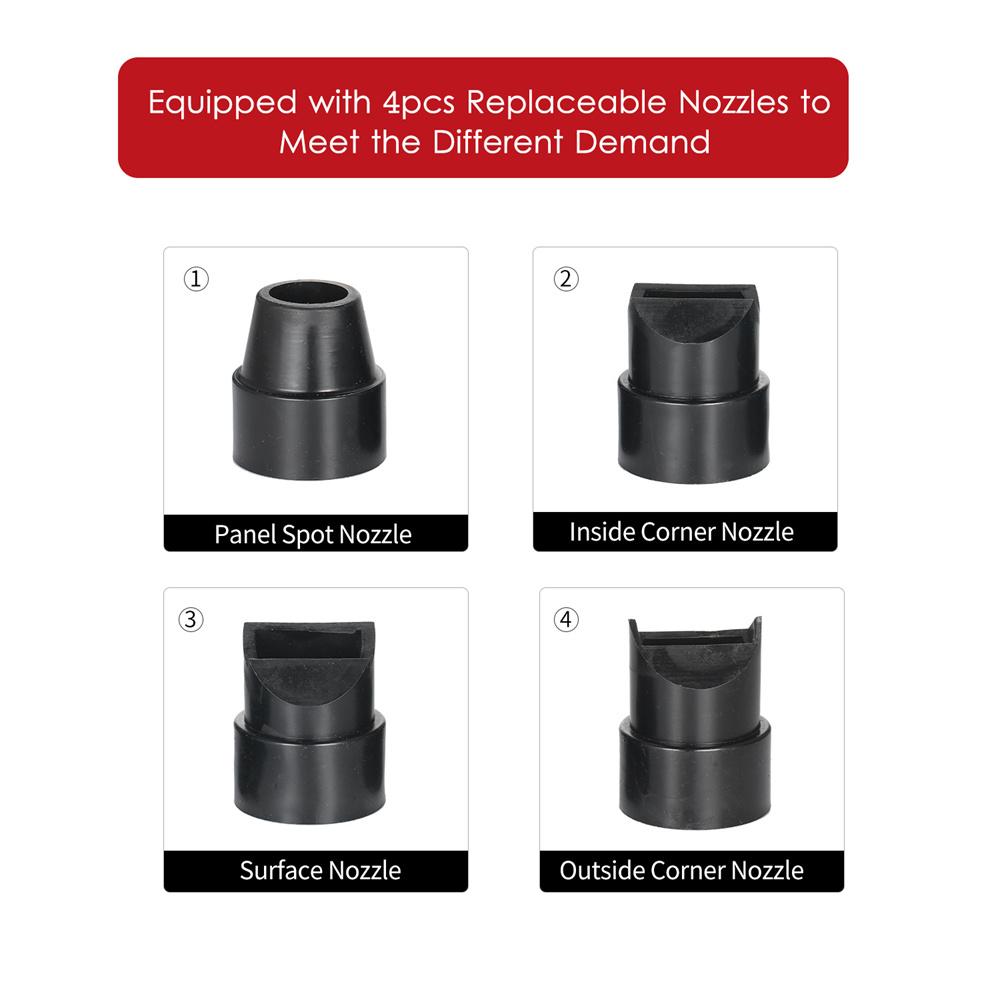 Sandblasting Gun with Sandblasting Canister and 4 Nozzles for Car Rust Repair