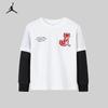 Nike AJ Kids Faux Two-Piece Long-Sleeve T-Shirt