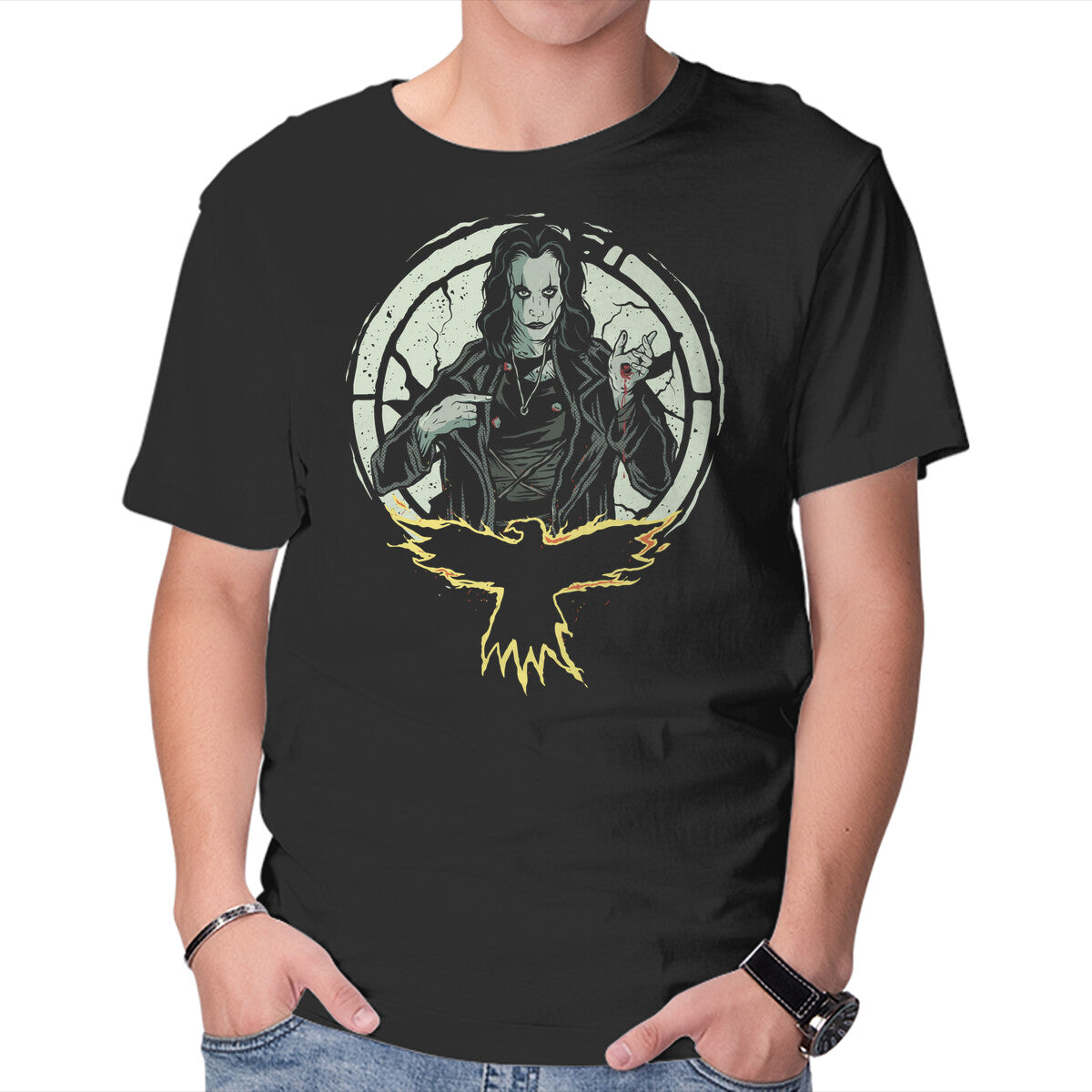 Unisex Crew Neck T-Shirt Every Night I Burn Graphic Short Sleeve Casual Tee XS