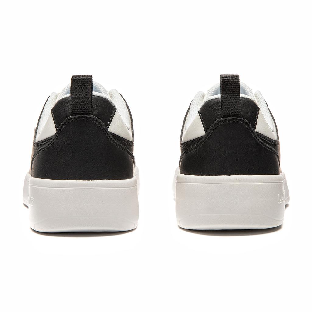Li Ning Sky Skateboard Shoes Men's Low Top Black/White AGCW491-4