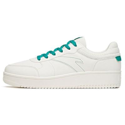 Modne Oddychające Buty Skate Niskie Męskie Sneakersy Białe Zielone 912128068-3