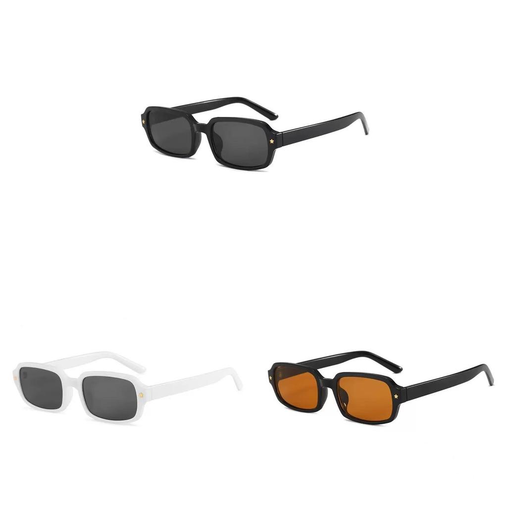 Vintage Geometric Square Sunglasses For Women With Uv400 Protection For Outdoor Fashion