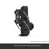 Universal Motorcycle Cup Holder Black Nylon Hoop Base with Adjustable Multi-Angle Self-Adaptive Design