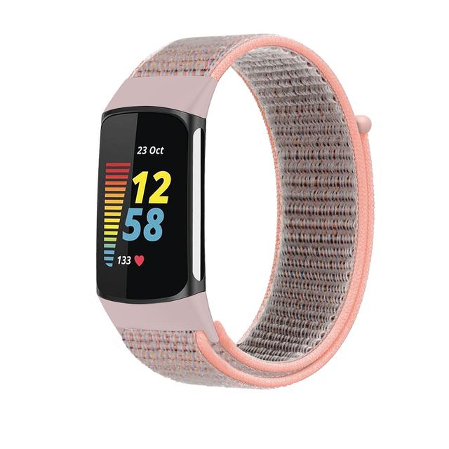 Nylon Strap for Fitbit Charge 5 Smart Watch Sports Nylon Weave Loop Bracelet Wristband Correa Pulsera for fitbit Charge 5 Band