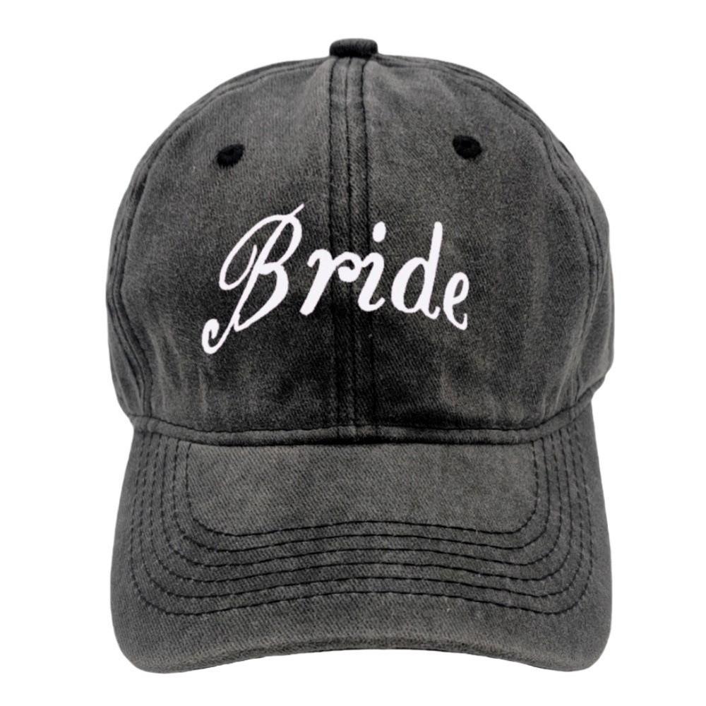 

Washed Cotton Couple Cap bride groom Embroidery Sunscreen Hats Fashion Baseball Hats For Man Women Black bride