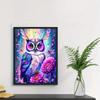 DIY 5D Diamond Painting Pink Owl Full Round Diamond Embroidery Cartoon Animal Cross Stitch Set Art Home Decoration