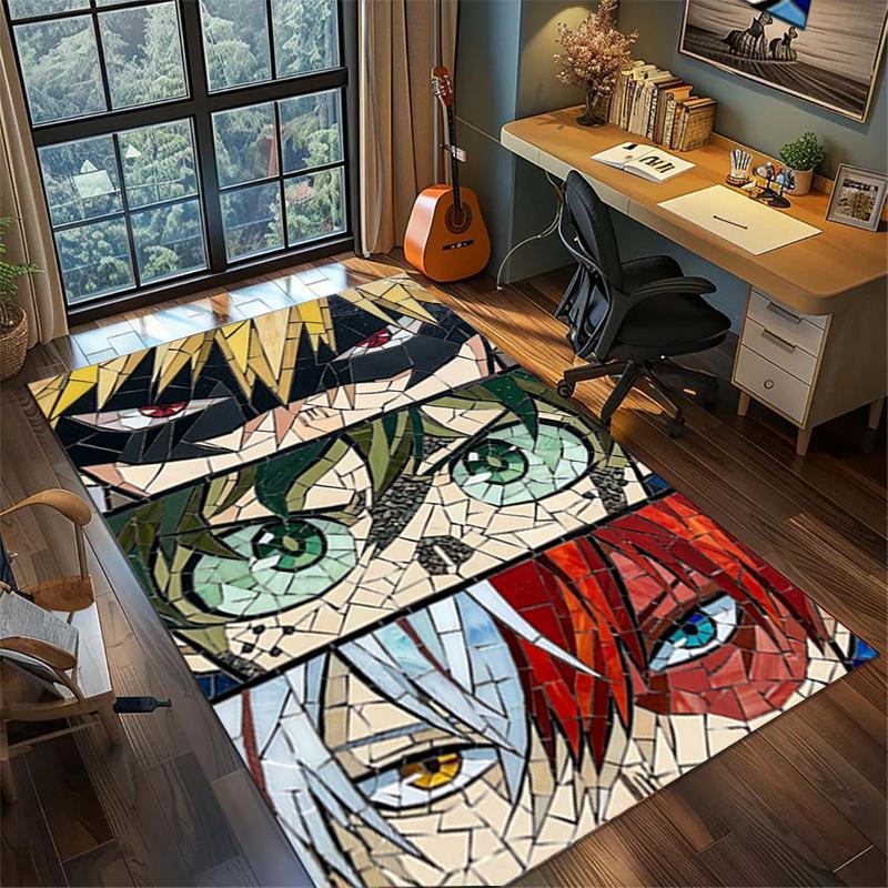 

My Hero Academia Floor Mat Non Slip Washable Large Area Rug Bedroom Gamer Room Decor 60x90cm