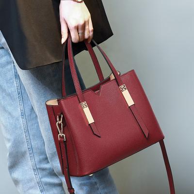 Fashion Leather Large-Capacity Light Luxury Women'S Versatile Handbag Women'S Crossbody Bag Women'S Bag