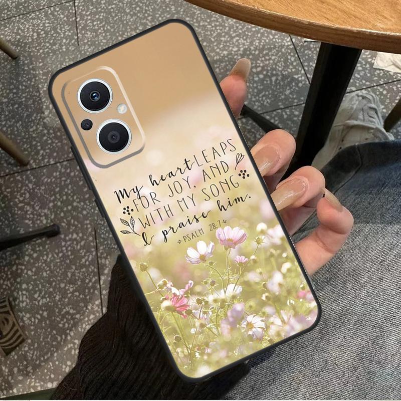 Christian Psalms For OPPO Reno 14F 13F 12F 11F 10 11 12 13 14 Pro 7 8 Lite 8T OPPO Find X5 X6 X8 X9 Pro Case