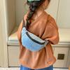 Children'S Mini Waist Bag Denim Fanny Pack For Kids Chest Belt Bag Boys Girls Banana Pillow Baby Waist Pack