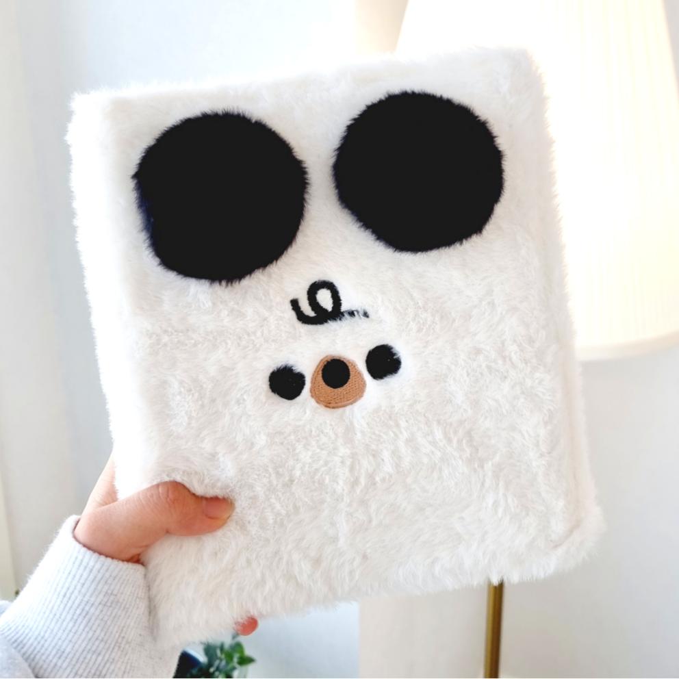 Plan Wow Fur Binder 20-Sheet Animal Foca Binder, Rabbit, 1 Piece