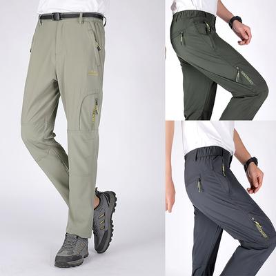 Men Hiking Pants Fishing Trousers Trekking Quick Dry Outdoor Travel Elastic Sports Pants Fabric Cycling Camping Clothing
