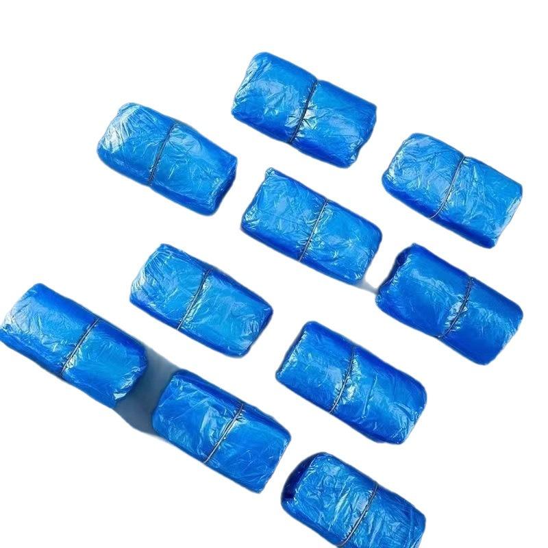 Disposable Plastic Shoe Covers Thickened Household Foot Protector Waterproof Wear-resistant Non-slip Boot Wrap for Computer