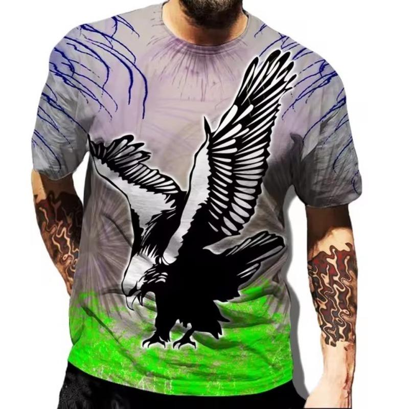 Men's T-Shirt Quick Drying Tops Summer Fashion Street Short Sleeve Tee Shirts 3D Graphic Print Tees Oversized Male Clothing