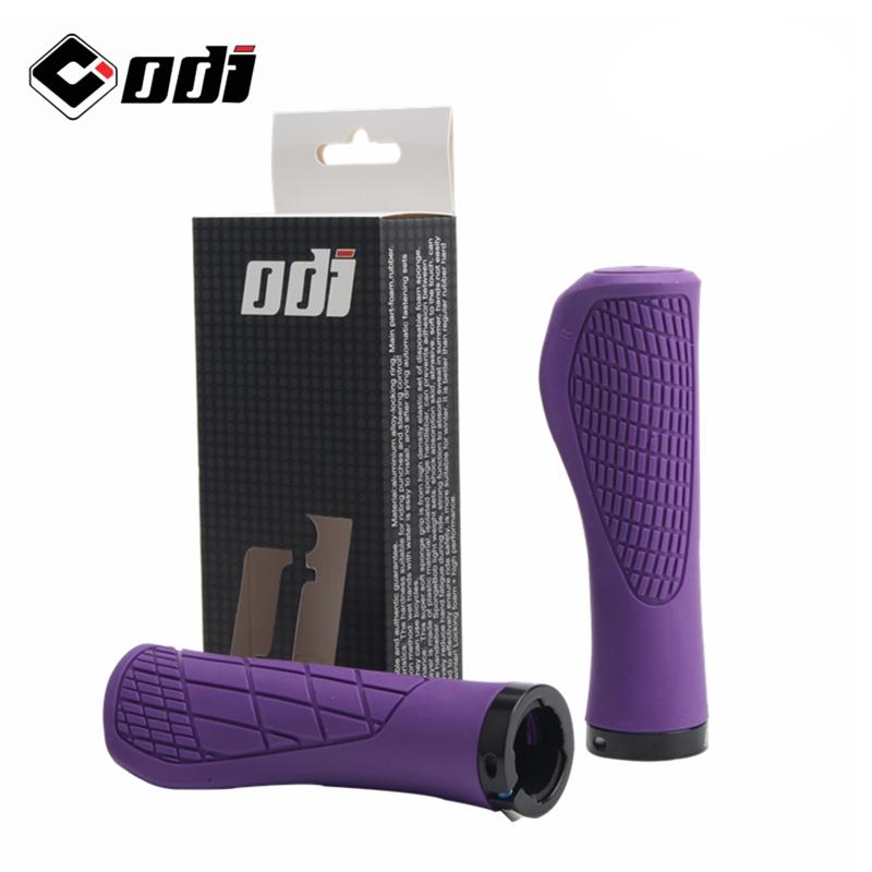 ODI Fietsgrips Zacht Silicagel Mountainbike Grips Ergonomie Mtb Manchetten Waterdicht Mtb Fiets Handvat Lock op Fiets Handvatten