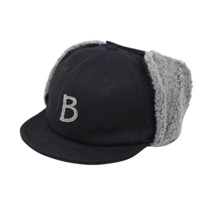 Melton Boa B Umpire Flap Large Big Cold Cap with Earmuffs [Fabulous] Cap, Size, Size, Protection, Earflaps,