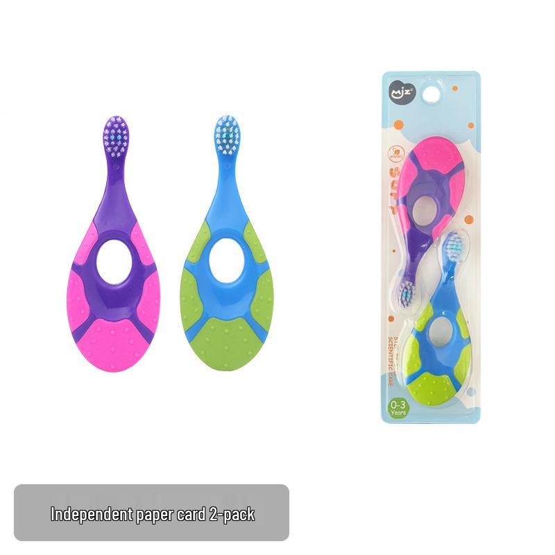 

Food-Grade Turtle Toothbrush for Infants & Toddlers (0-3 Years) - Soft, Fine Bristles for Baby Teeth