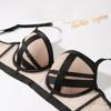 Neue Sexy Sexy Bandage Push-up-Bh Set Europa Frauen Bügel Unterwäsche Set Romantische Rose Plus Größe Büstenhalter Dessous panty Set