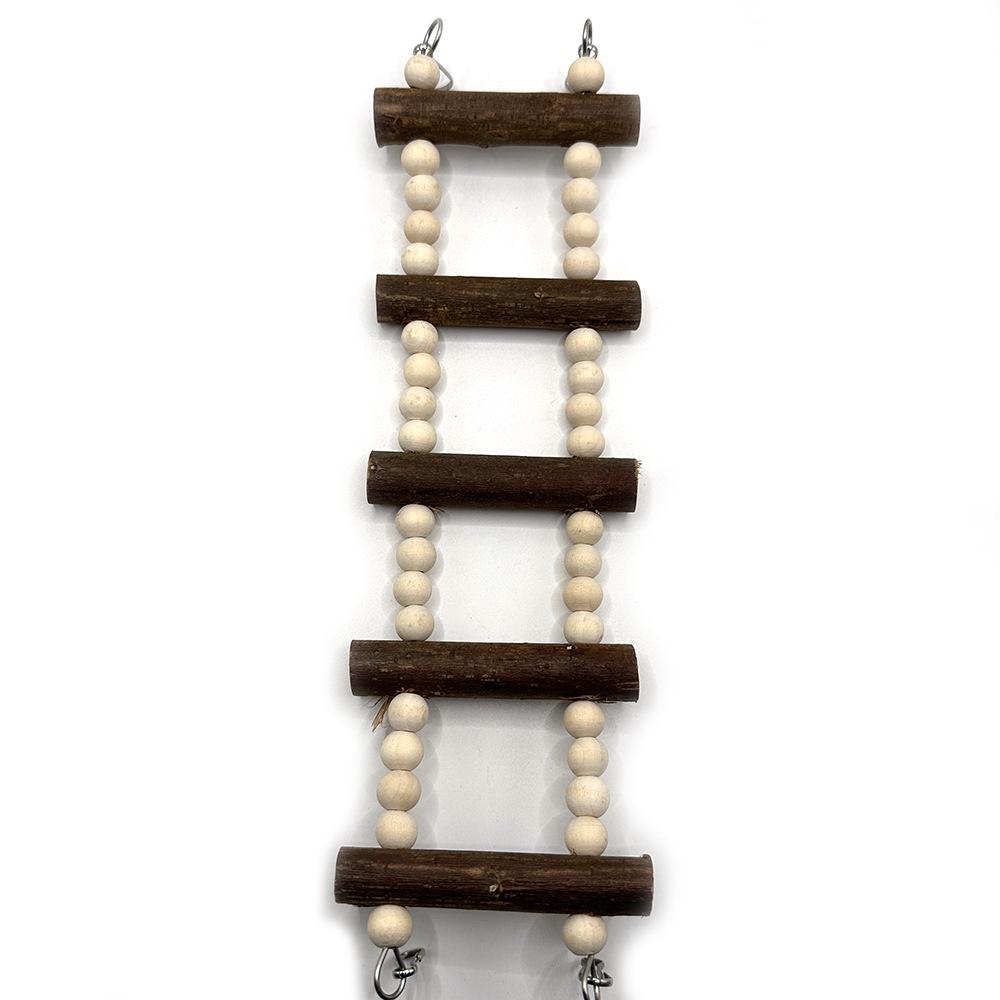 Colorful Bird Toys: Swing, Ladder, and Perch Set for Bird Cages