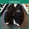 Jacket Fashion Men Embroidery Y2k Short Coat Baseball Jacket Long Sleeve Casual Vintage Retro Female Harajuku Korean