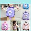 Kids School Backpack With Oxford Fabric And Cat Pattern For Preschool Children