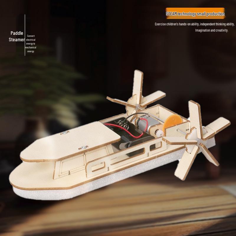 

Набор для сборки парохода: Эксперимент STEAM своими руками для начального обучения