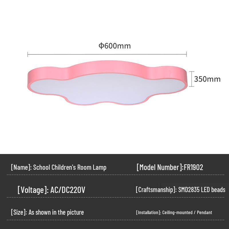 Creative Cartoon Cloud LED Pendant Light for Kindergarten Classroom