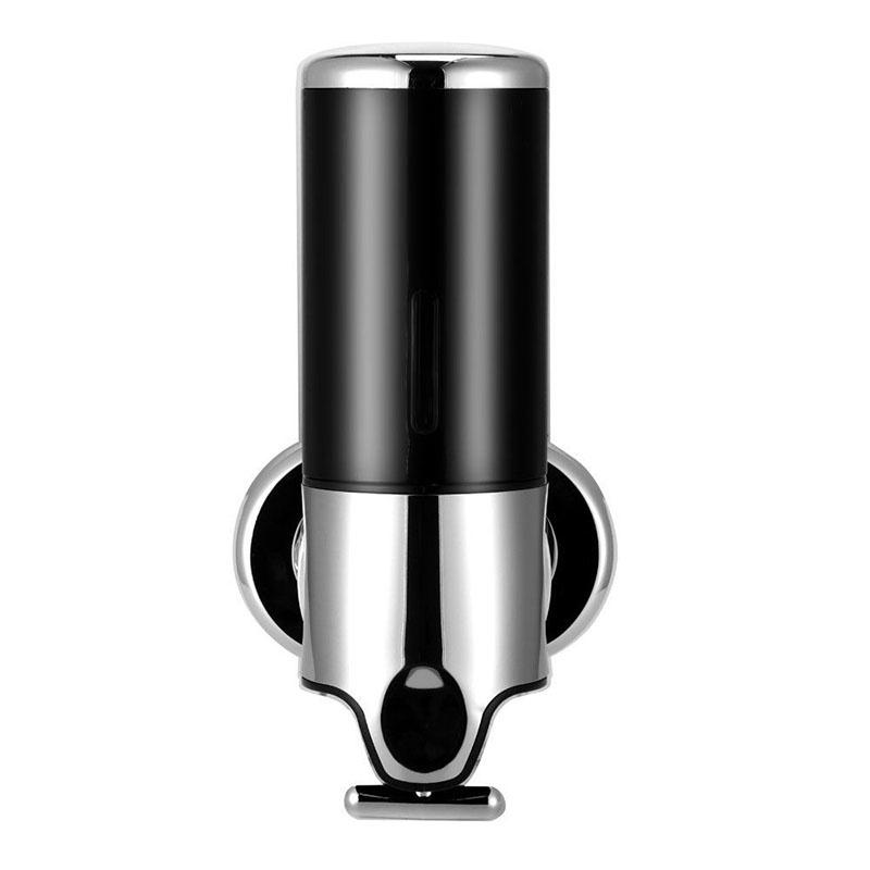 Wall Mounted Soap Dispenser Stainless Steel 500ml With Chrome Finish For Bathroom And Hotel Use