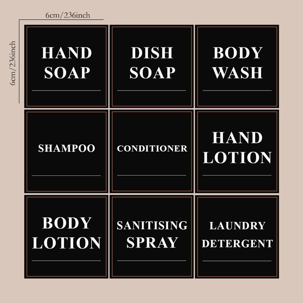 3 Pack Soap Bottle Liquid Soap Dispenser 17.6 UK FL OZ Refillable Empty Shampoo Conditioner Container for Bathroom Supplies