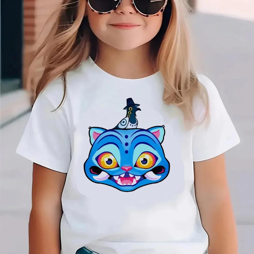 KPop Demon Hunters Kids Clothes 2026 Hot Anime T-shirt Harajuku Girls Casual T-Shirt Fashion Movie T Shirts