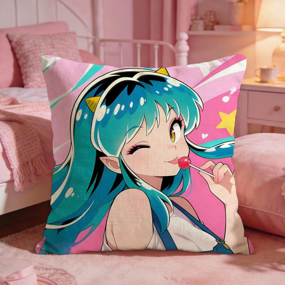 Urusei YYatsuras Anime Hot Cushion Cover Premium Comfort Reversible Pillow Cove Two In One Design For Any Room Car Interior