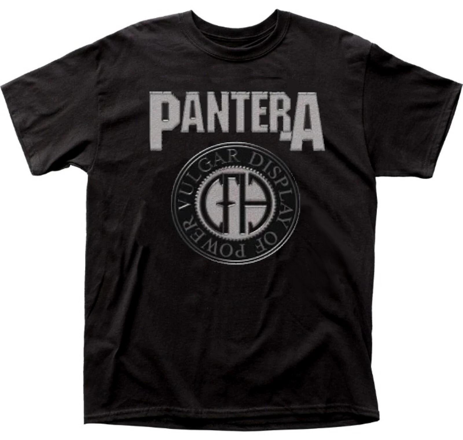PANTERA cd lgo VULGAR DISPLAY OF POWER SEAL Official SHIRT LRG New cowboys L