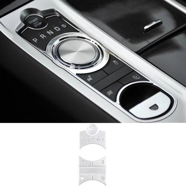 Jaguar XF Gear Shift Button Cover Stickers (7-Piece Set)
