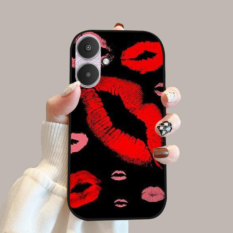 For Xiaomi Poco M6 5G Case 23128PC33I Silicone TPU Soft Phone Cover Cases For Redmi 13C 13R 5G Fashion Protective Fundas Shells