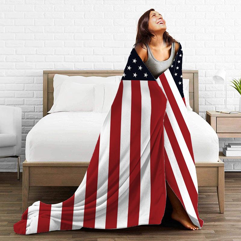 Printed Blanket Flannel Sofa Blanket Digital Printed Blanket Blanket Method