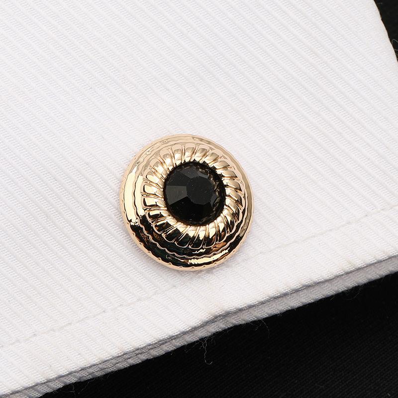 French Shirt Business Cufflinks Crystal Cuff Nails Men'S High-End Shirt Buckles Cuff Buckles Men'S And Women'S Gift Boxes