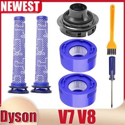 Tylna Pokrywa Silnika i Tylny Filtr Filtr Wstępny do Odkurzacza Dyson V7 V8 Zestaw Akcesoriów Zamiennych