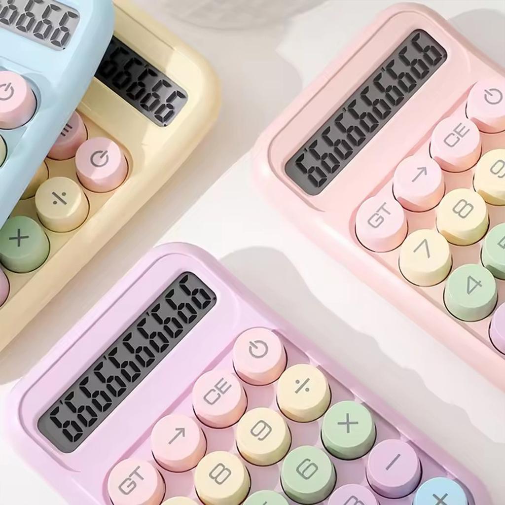 Calculator Office Use Mechanical Keyboard Calculator Accounting CuteMini Small Desk Student Calculator