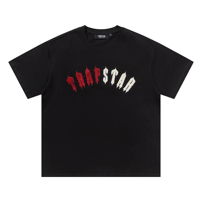 Unisex Loose Fit Cotton T-Shirt Set With Embroidered Letter Design Casual Sportwear