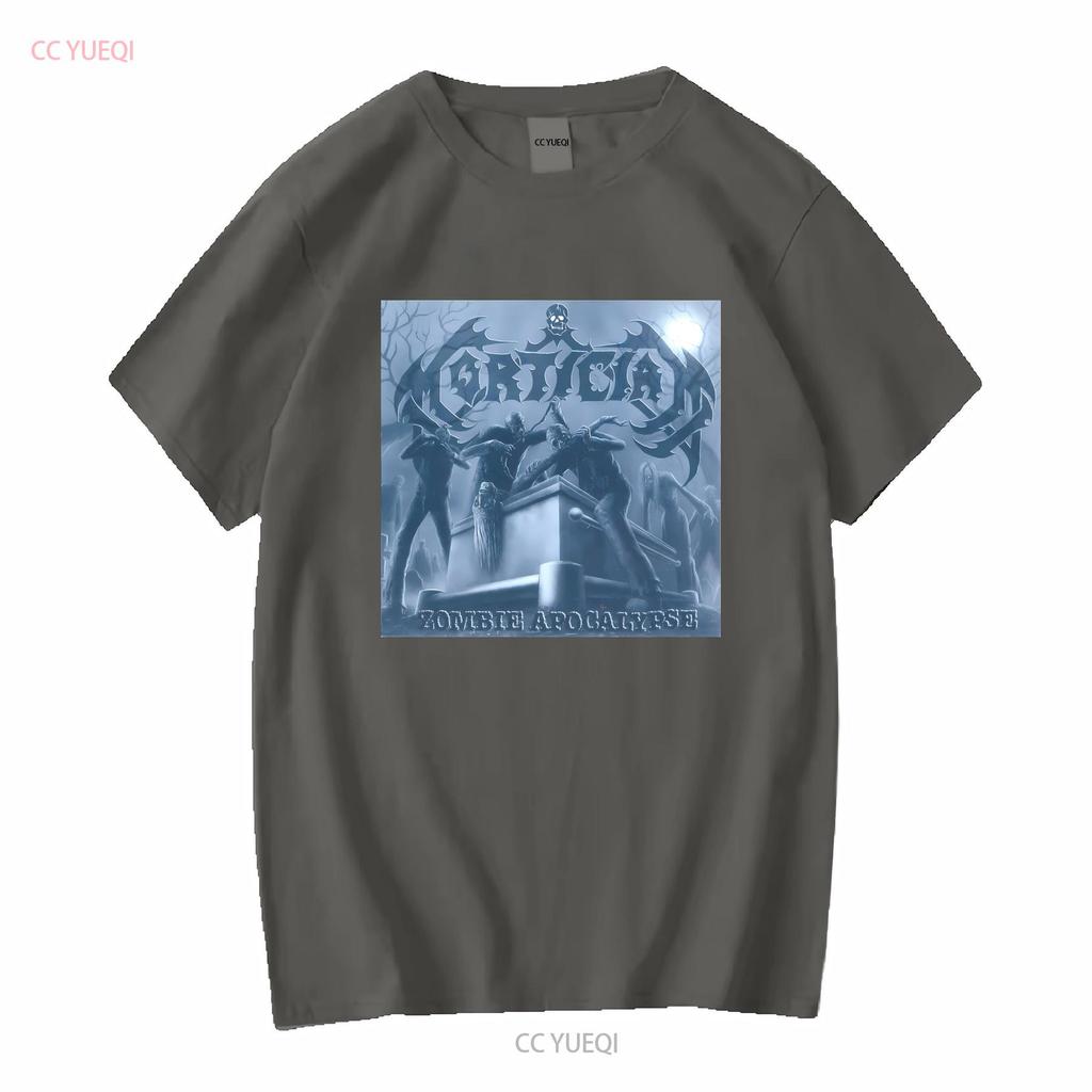 Mortician T Shirt Large Zombie Apocalypse devourment necrophagia incantation long or short sleeves vintage Washed Casual