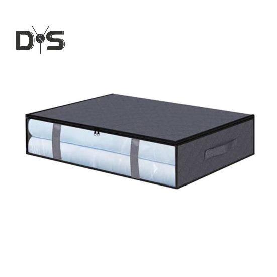 

Сумка для хранения, складной органайзер для одежды, стеганое одеяло, с ручкой, застежка-молния, большая вместимость, пыле- и влагонепроницаемая сумка для игрушек и одежды S