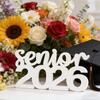Senior 2026 Sign Class Of 2026 Photo Prop Graduation Table Centerpiece For Senior Night Decor School College Grad Party Supplies
